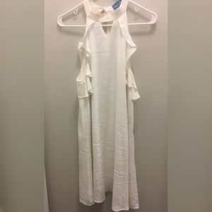 White Linen Dress